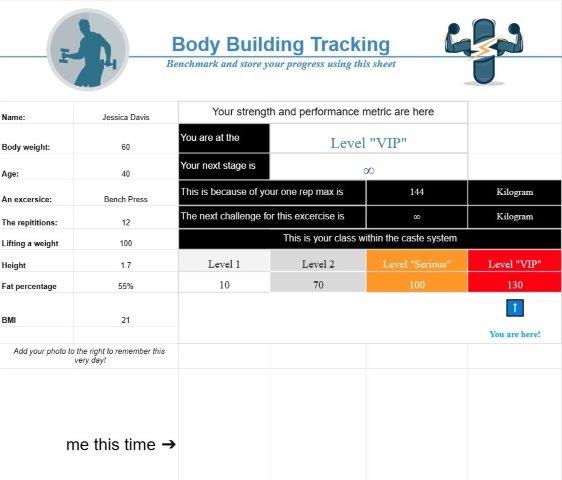 Body Building Tracking